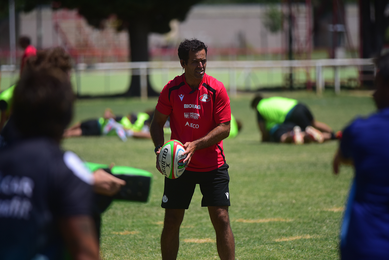 Stéfano Ambrosio, entrenador de backs de Dogos XV. (Pedro Castillo / La Voz)