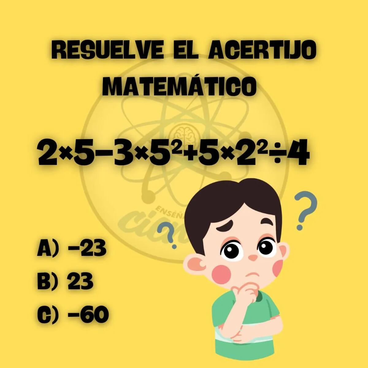 El reto visual.