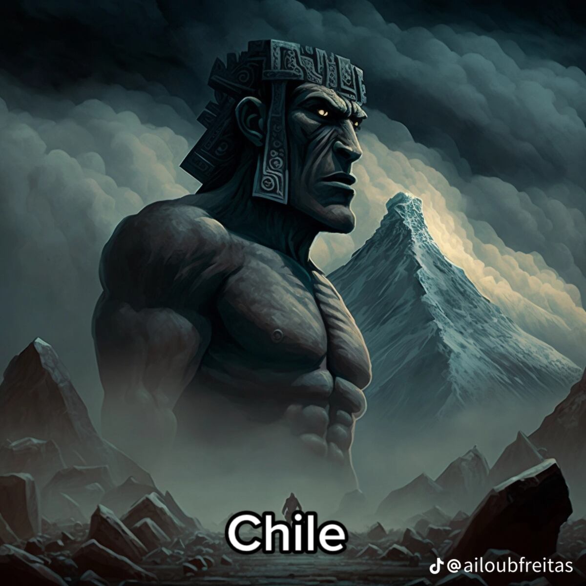 Países como supervillanos, recreados con Inteligencia Artificial (Foto: @ailoubfreitas)