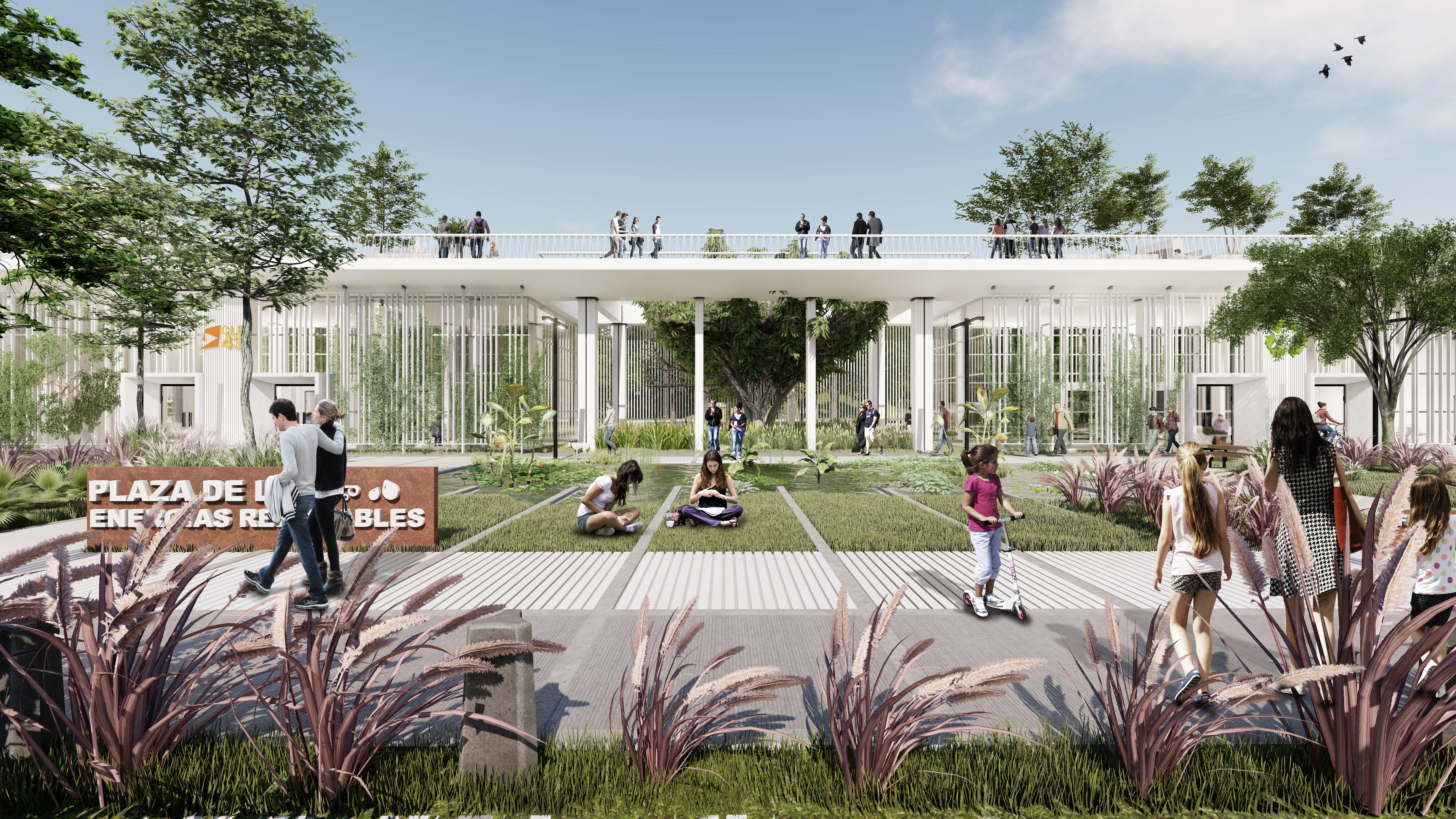 Parque de la Biodiversidad. Así será el edificio de ingreso al ex Zoo, por avenida Sabattini (Ente Biocor).