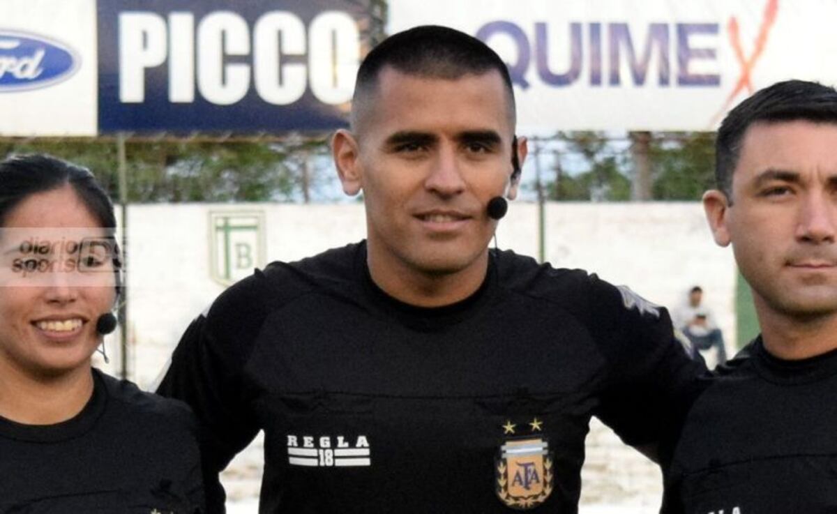 Nelson Bejas, el árbitro tucumano que será el encargado de impartir justicia en la gran final entre Racing y Villa Mitre. (Gentileza Diario Sports)