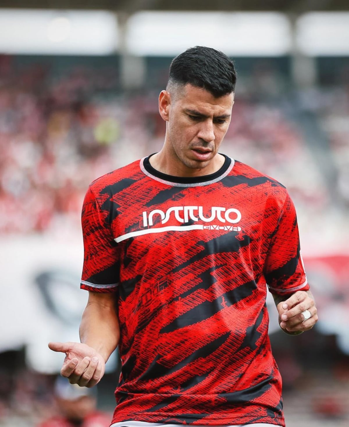 Juan Franco, defensor de Instituto, con chances de ser citado a la selección de Paraguay. (IACC).