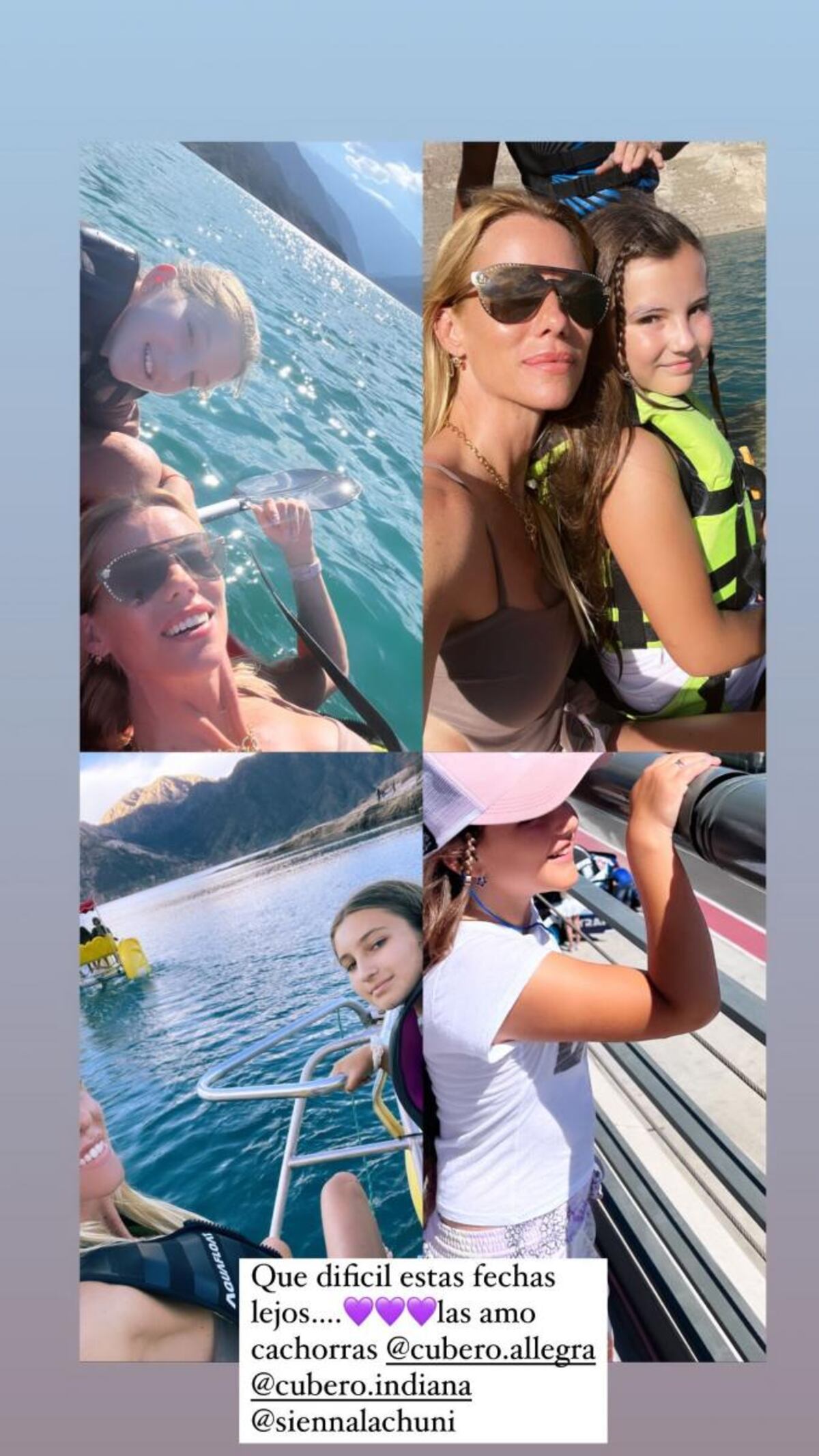 La historia que subió Nicole para decirle a sus hijas cuánto las extraña.