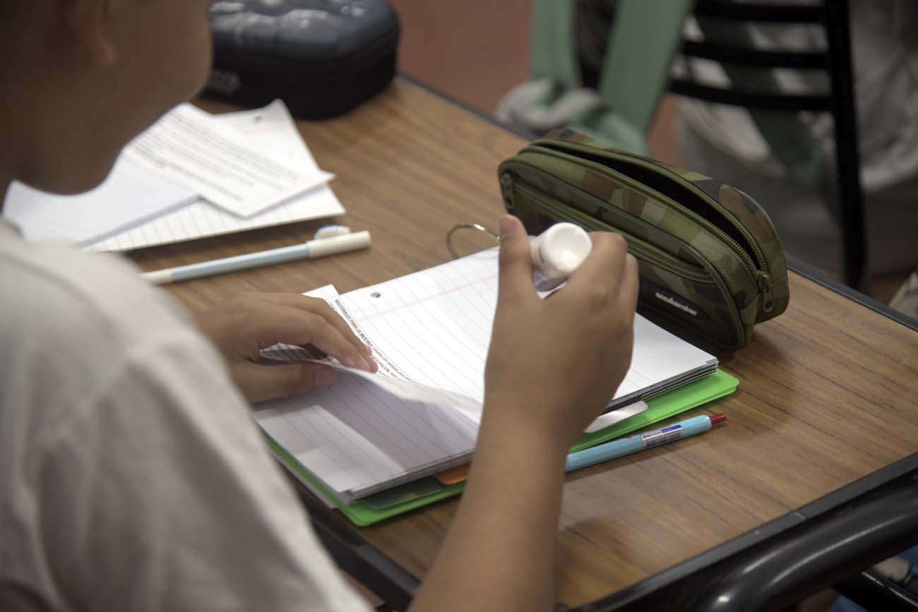 Inicio de clases en Córdoba tras el paro docente. (Ramiro Pereyra/ La Voz)