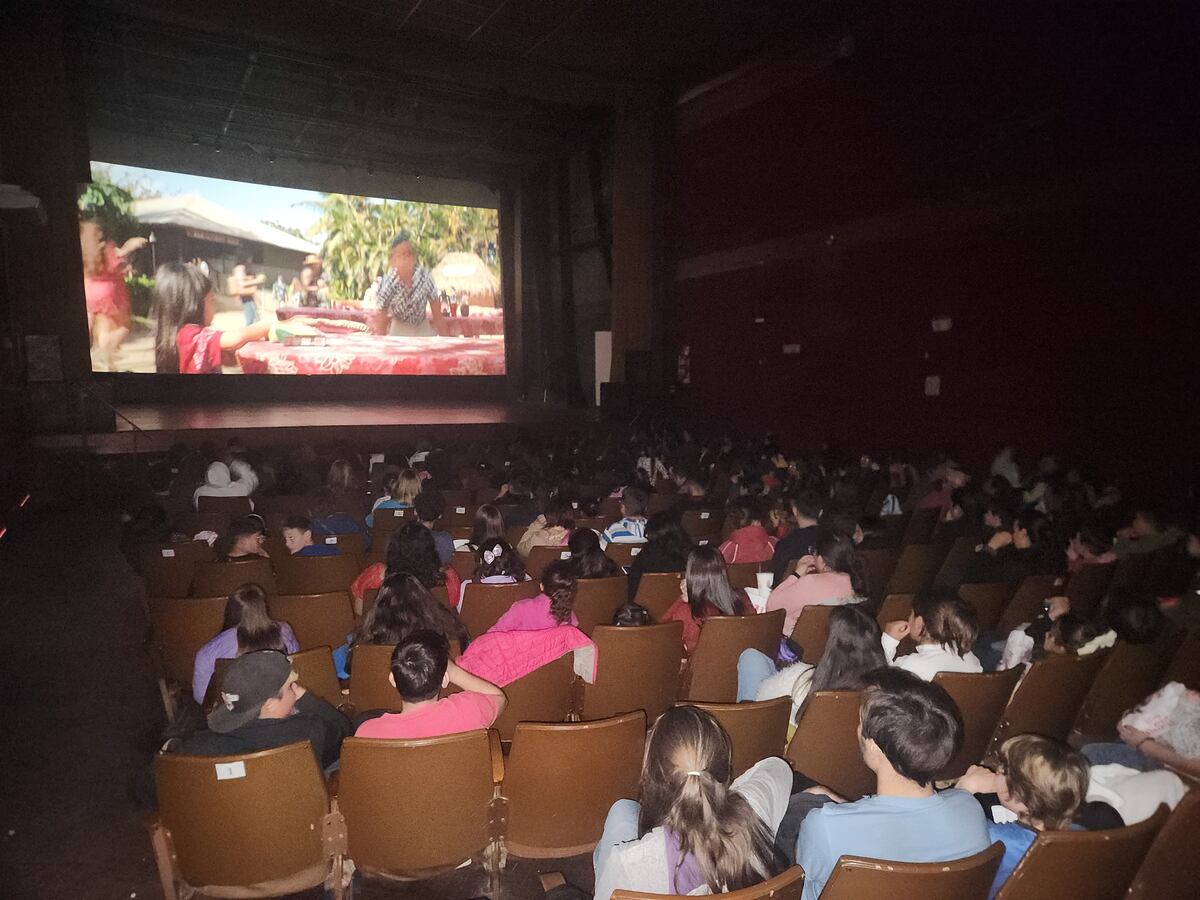 Cine Enrique Muiño, en Capilla del Monte (Gentileza Lucas Barrera)