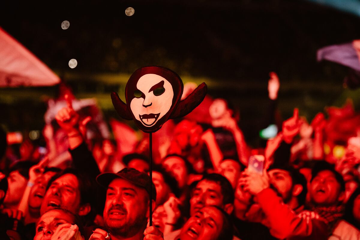 Los Piojos en River. (Gentileza de DF Entertainment e @irishsuarez)