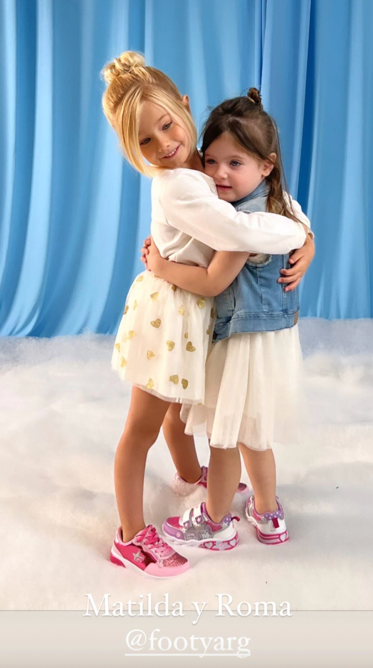 Las fotos de Matilda en su debut como modelo infantil