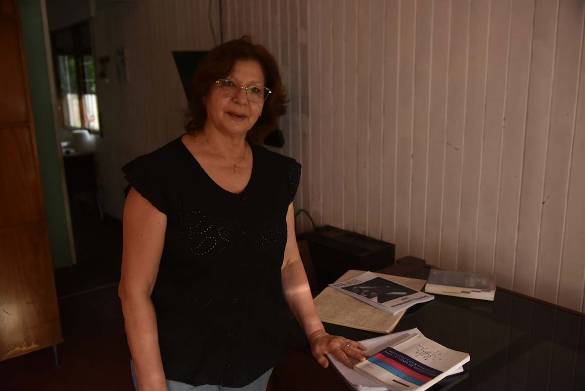 Alicia, jubilada que estudia para contadora en la UNC (Facundo Luque / La Voz)
