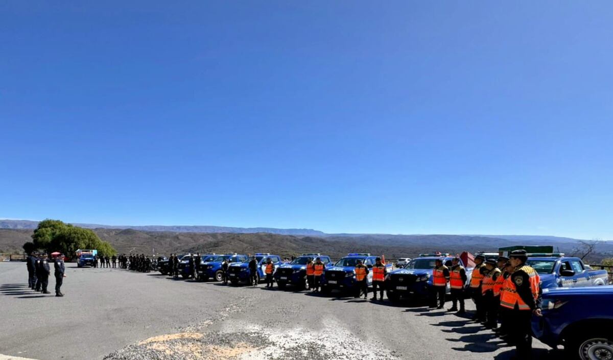 Control. Caminera enfatizó controles este fin de semana en Altas Cumbres.