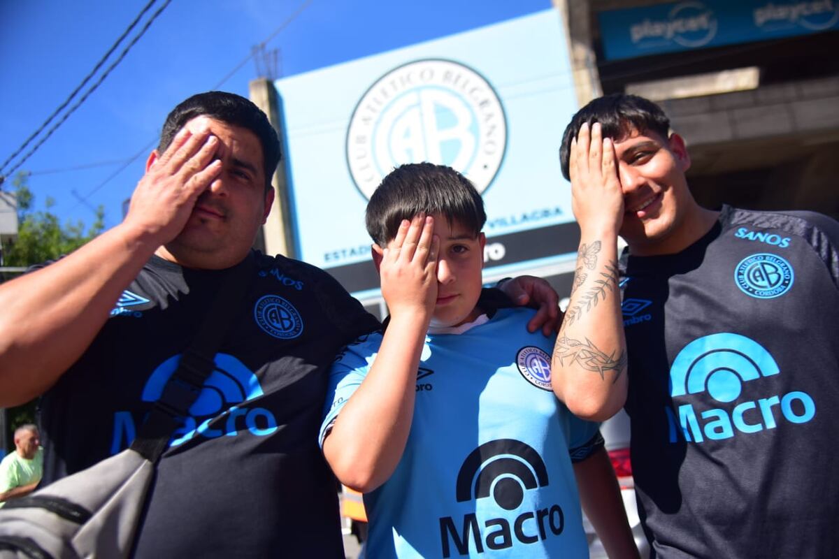 Cara 'e Cancha de Belgrano en la previa del partido con Club Atlético Unión. (Javier Ferreyra / La Voz)