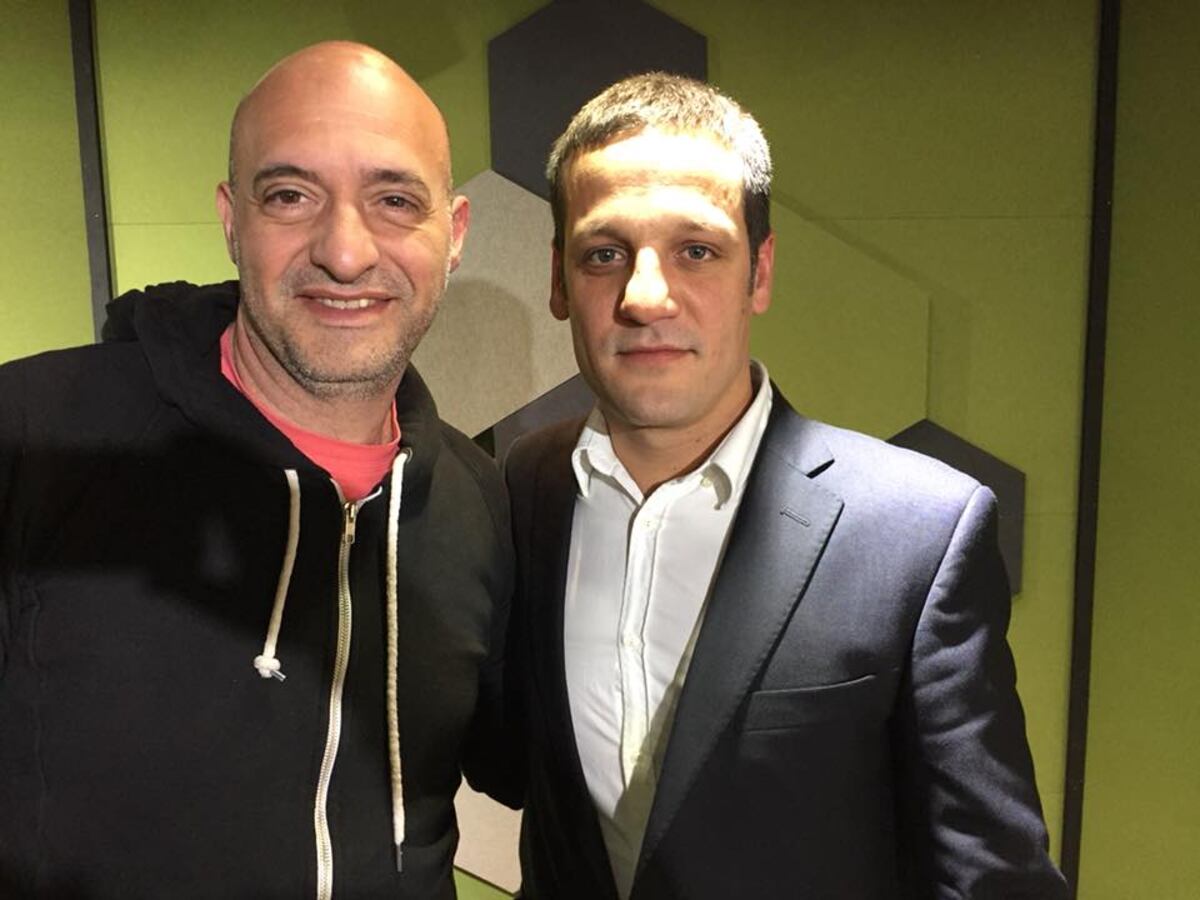 Martín junto a Rodrigo de la Serna