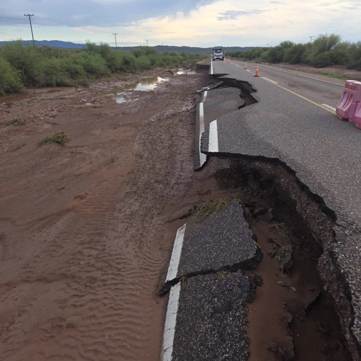 Temporal en San Juan: Vialidad Nacional dispuso el corte total de la Ruta 141.