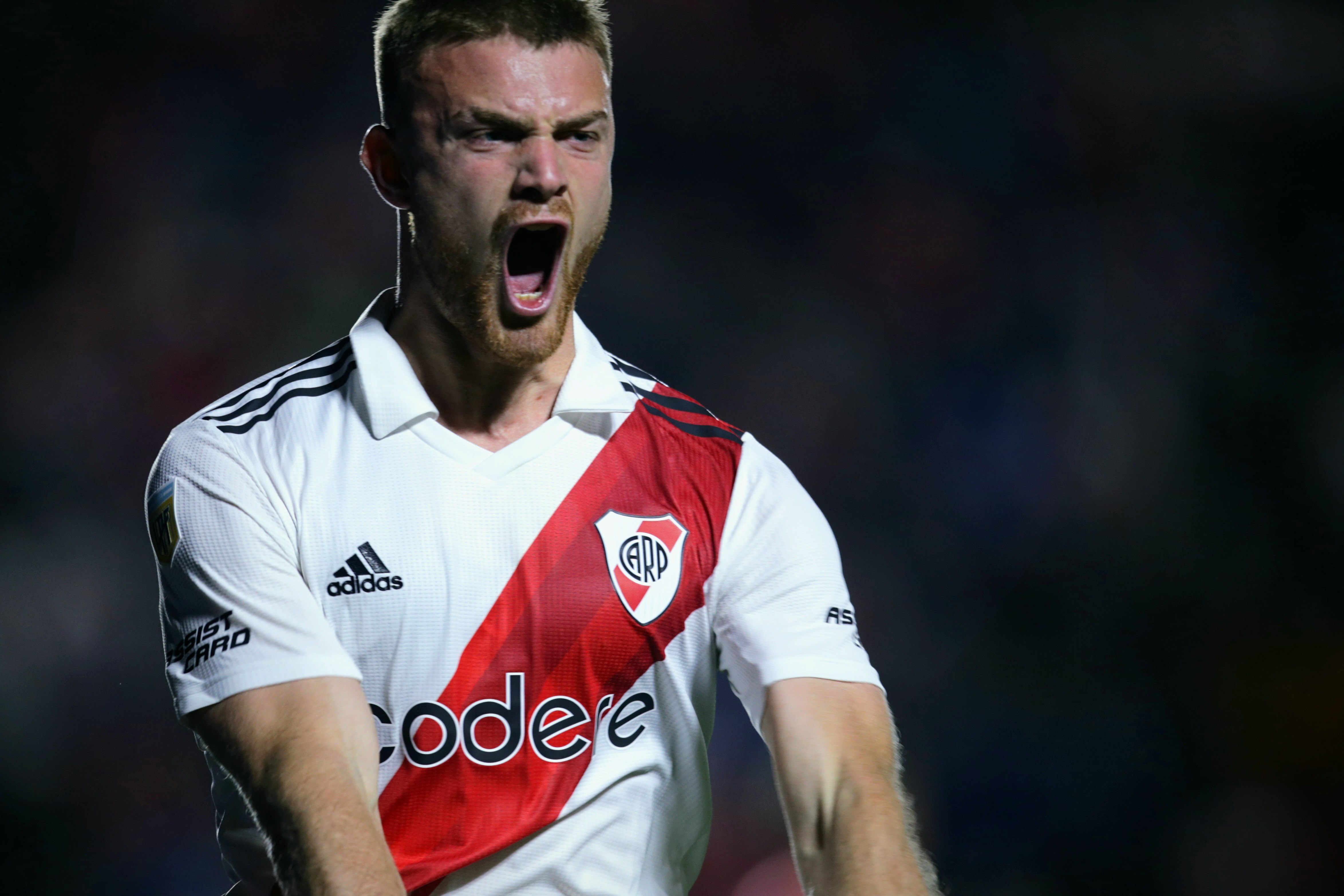 Beltrán, de 22 años, se va ganando su espacio en River a fuerza de goles. (Fotobaires).