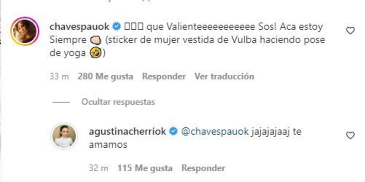 Agustina Cherri anunció su embarazo en redes sociales.