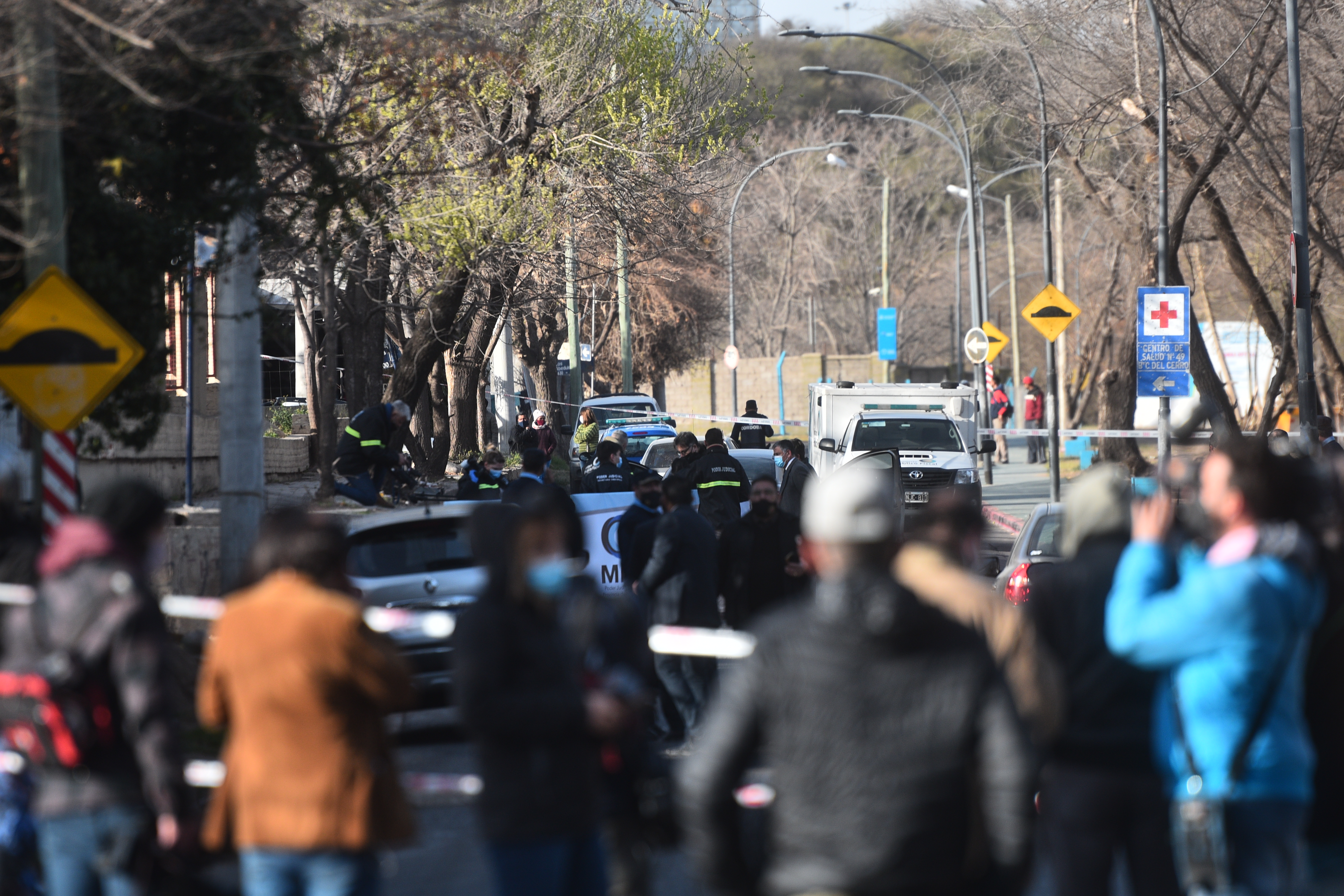 Policía mató a asaltante en Costanera Norte. (Pedro Castillo)