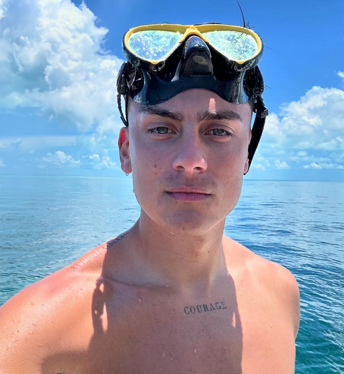 Paulo Dybala y Oriana Sabatini, de vacaciones en Bahamas (IG: Paulo Dybala).