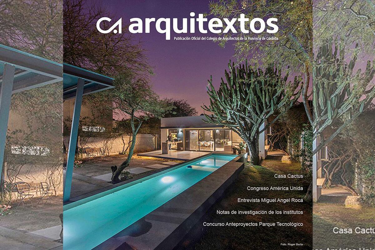Arquitextos edición de agosto. / Colegio de Arquitectos