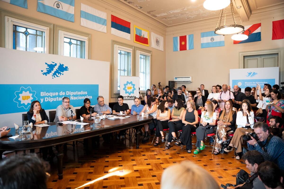 Los diputados de Unión por la Patria piden el juicio político a Milei (Prensa UP)