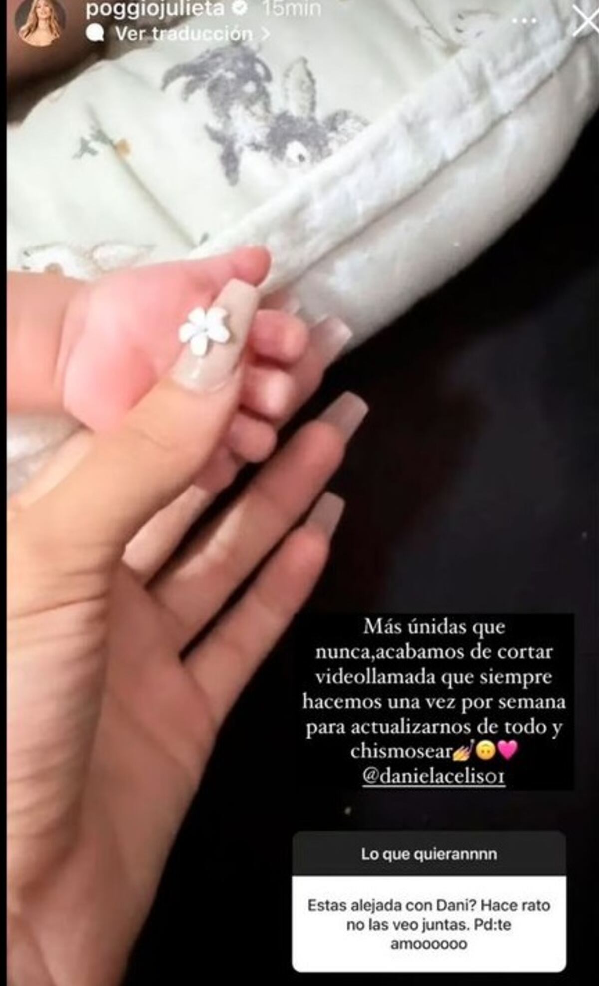 Julieta Poggio se pronunció tras los rumores de pelea con Daniela Celis. (Instagram Julieta Poggio)