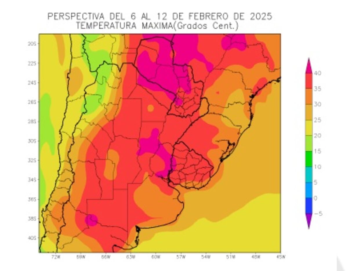 Calor y lluvias en Córdoba
