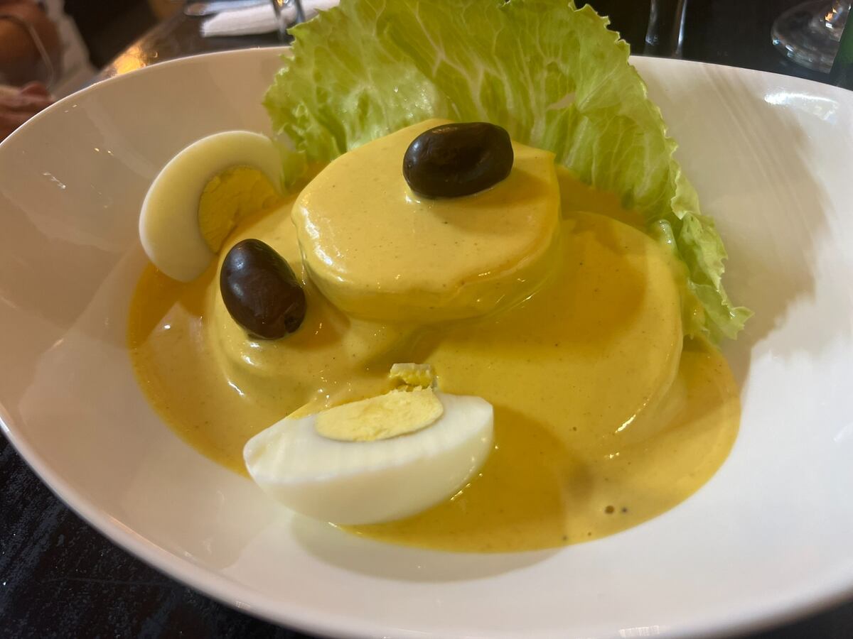 Papa a la huancaína.