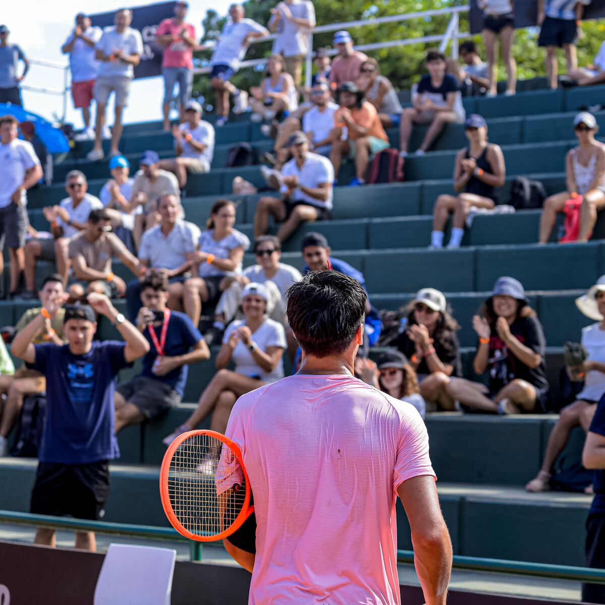 Federico Coria, uno de los preferidos de los cordobeses en el AAT Challenger Santander Córdoba. (Prensa AAT)