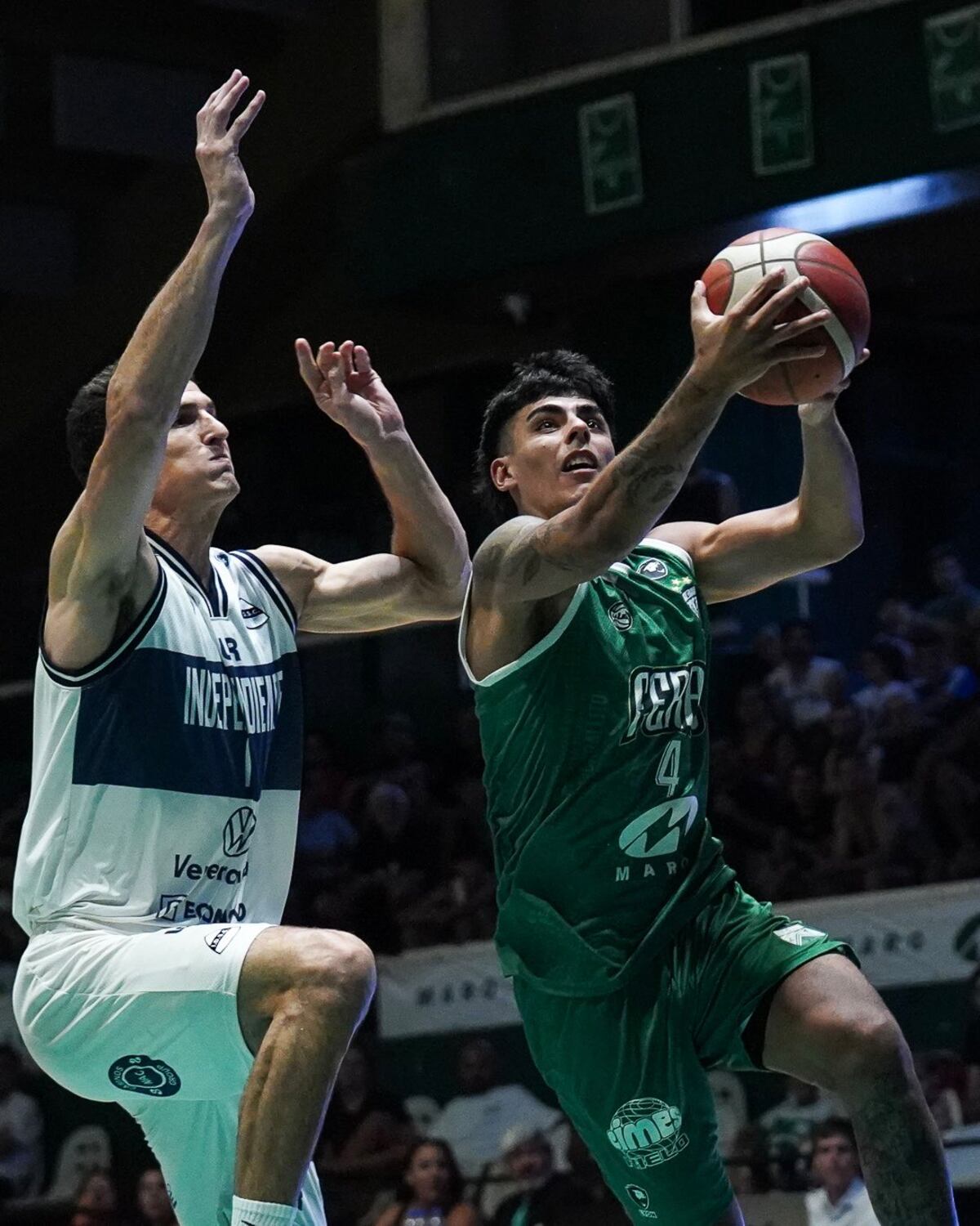 Independiente de Oliva en su partido ante Ferro. (Prensa Ferro).