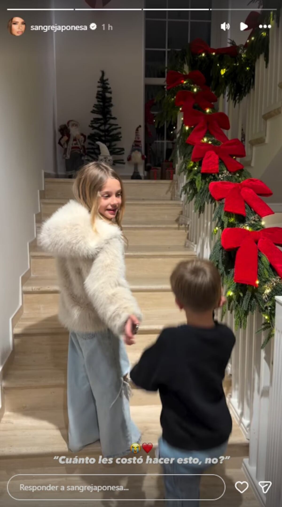El árbol de Navidad de Mauro Icardi y la China Suárez que reavivó comparaciones con Wanda Nara