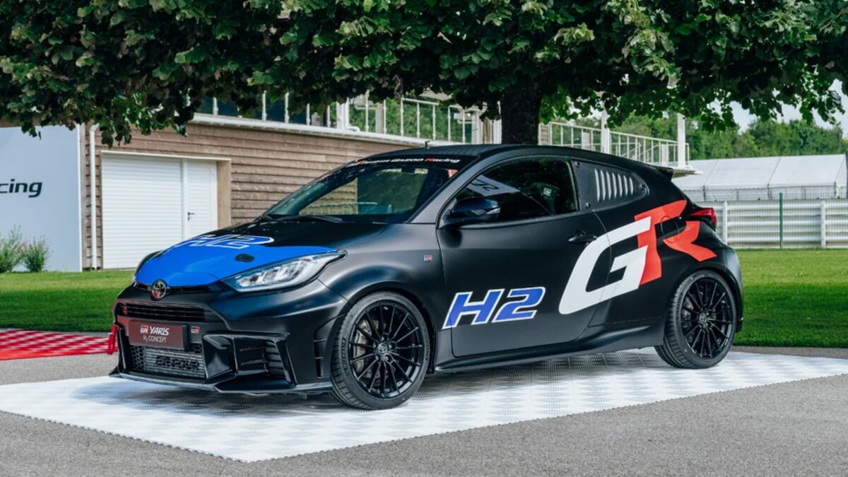 El Toyota Gazoo Racing Yaris H2 Concept se podrá ver en Spa-Francorchamps. El futuro de la movilidad en base a hidrógeno. (Prensa Toyota Gazoo Racing)