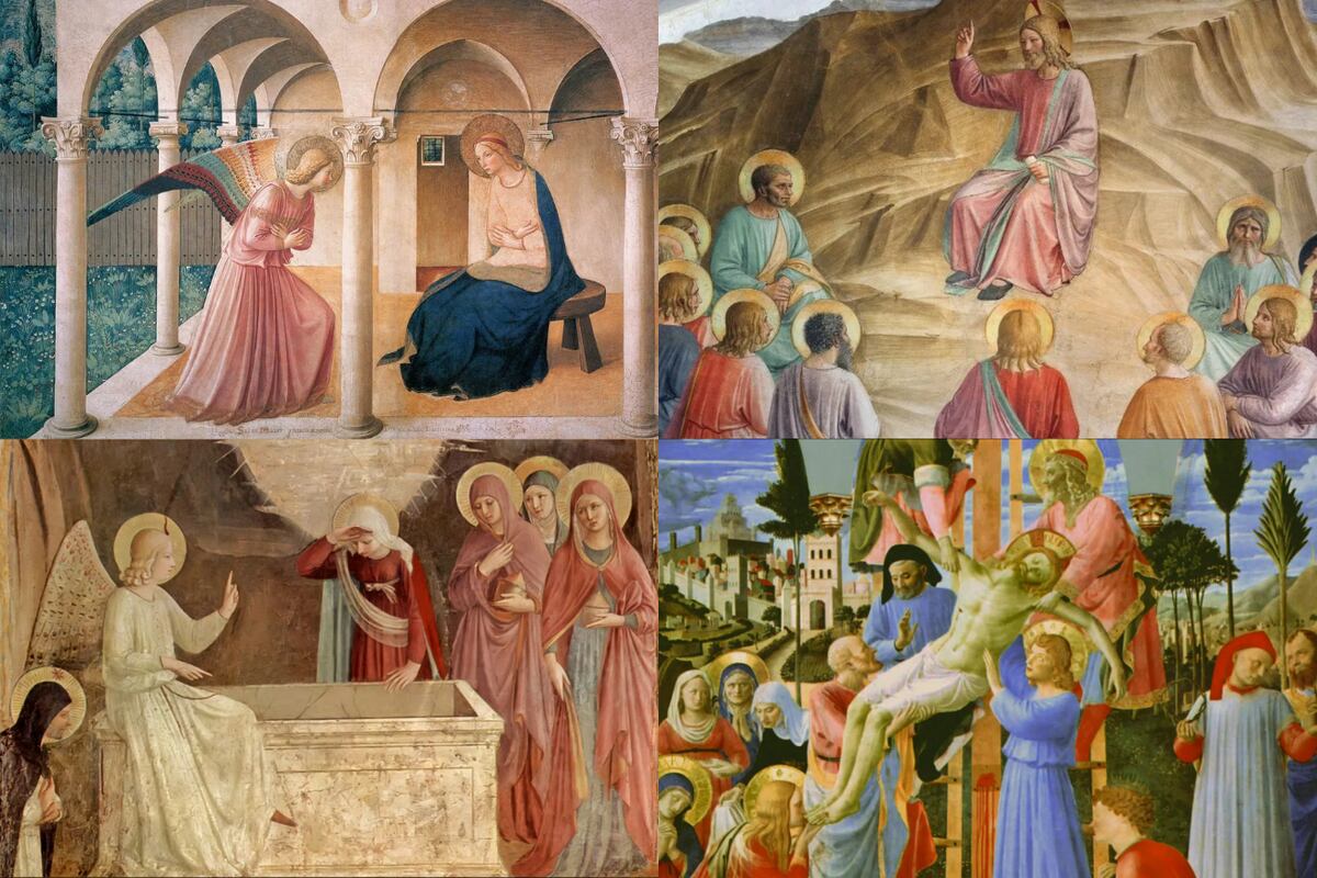 Obras famosas del Beato Angélico. (Aleteia)