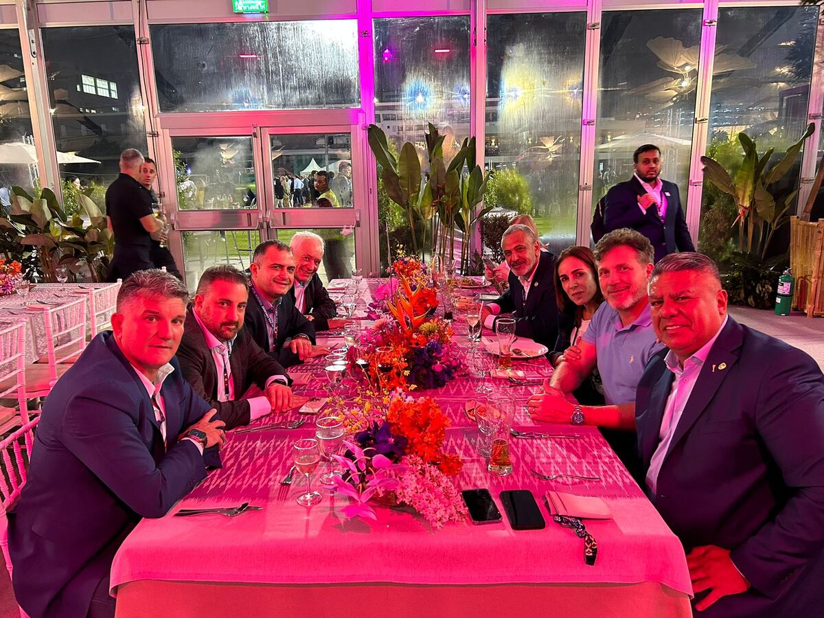 Artime en el Congreso de la Fifa. (Belgrano).