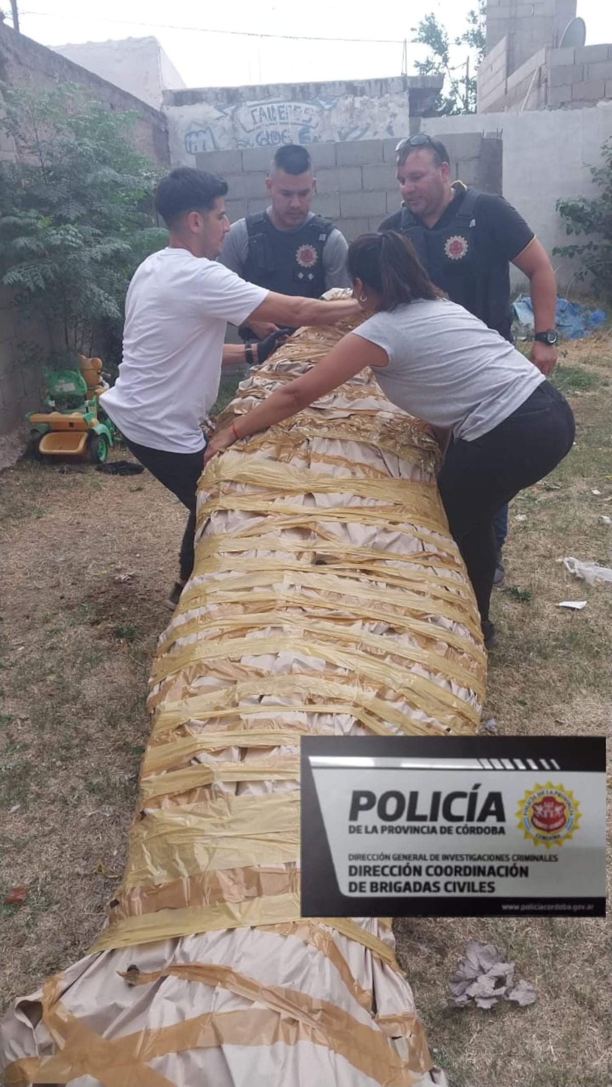 Allanamientos con secuestros de drogas y armas. (Policía)