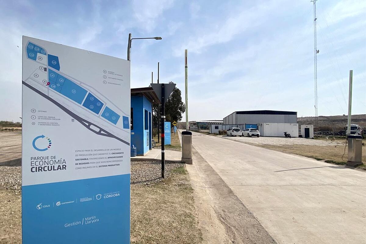 El Parque de la Economía Circular se emplaza en un predio de 19 hectáreas, a solo 8 kilómetros de la circunvalación de la ciudad de Córdoba.