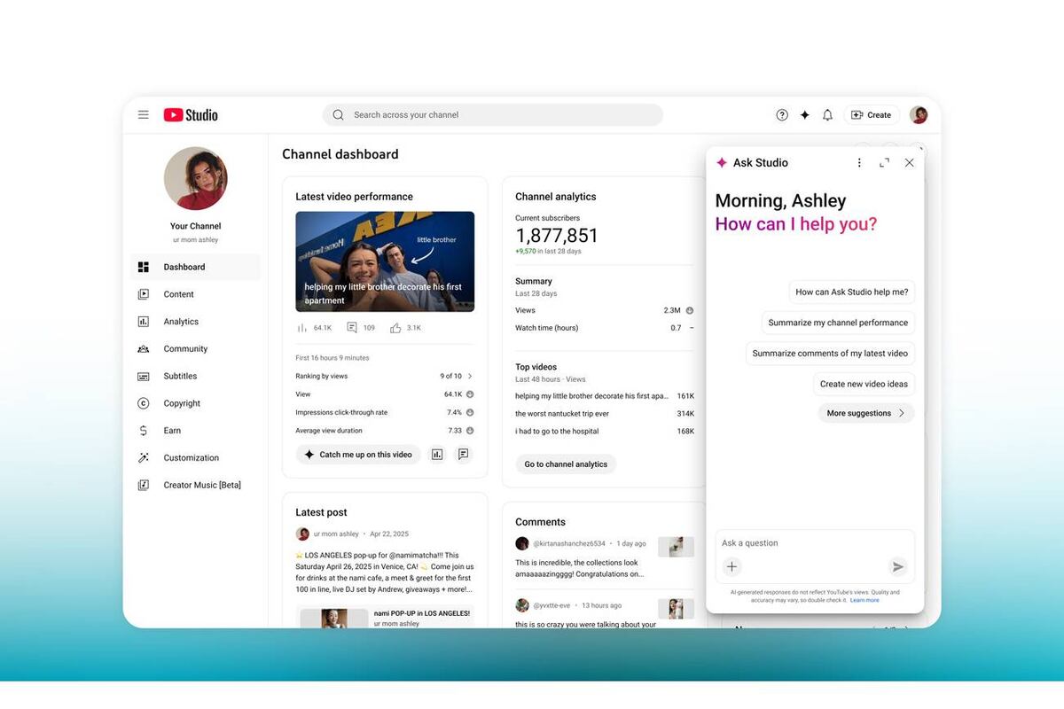 Youtube ofrecerá a sus usuarios un asistente de IA conversacional