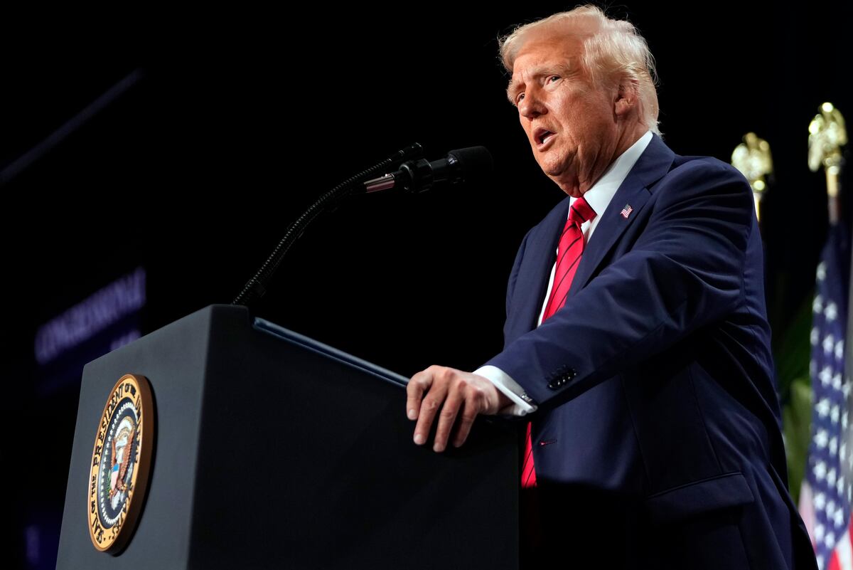 El presidente de EEUU, Donald Trump.