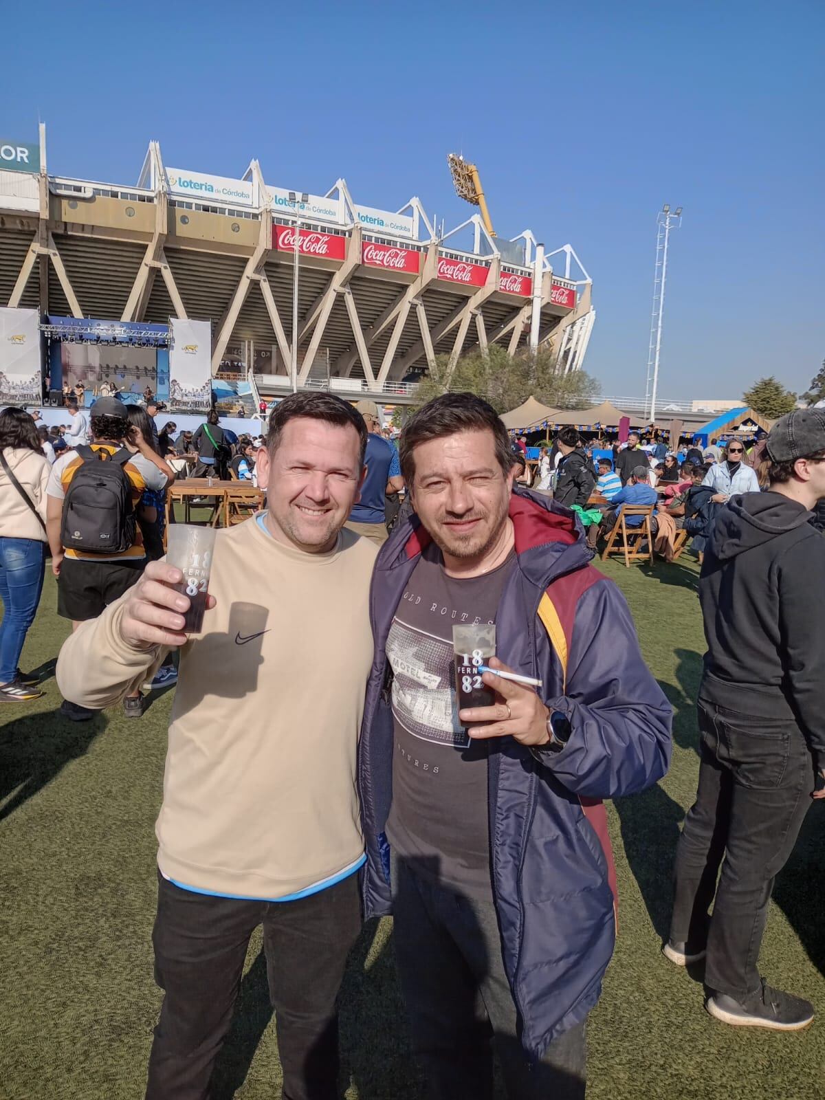 Cara 'e Cancha de Los Pumas vs. All Blacks en el Kempes. (José Gabriel Hernández y Nicolás Bravo y gentileza)