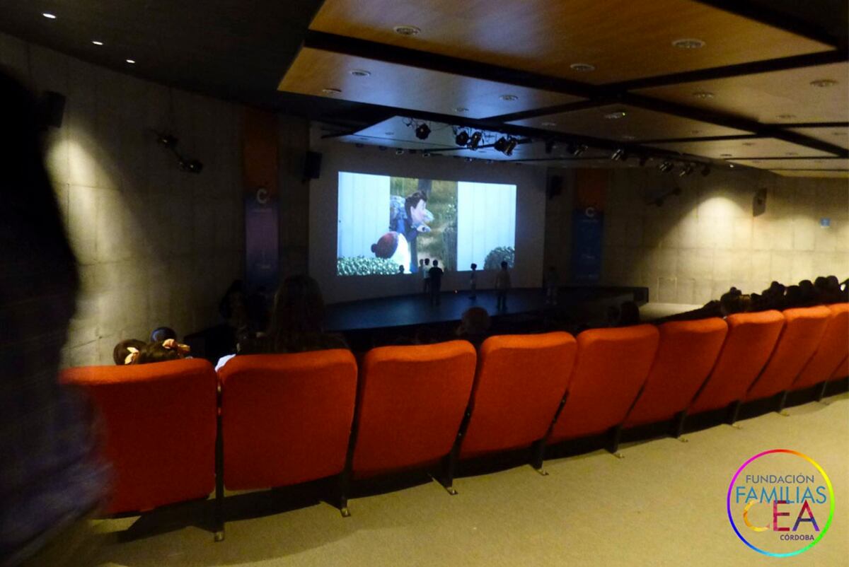 Las luces de la sala permanecen encendidas para evitar contrastes visuales / Agencia Córdoba Cultura
