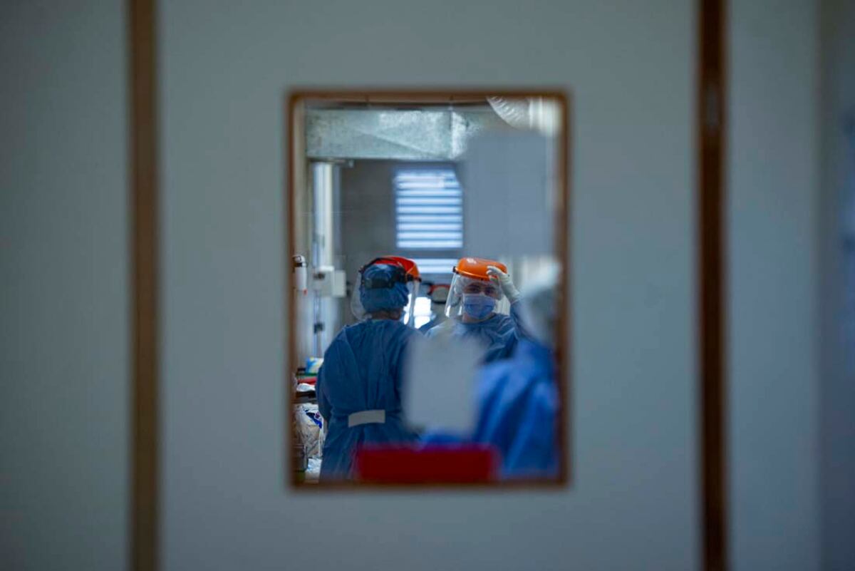 Terapia del Hospital Rawson (Facundo Luque/Archivo)