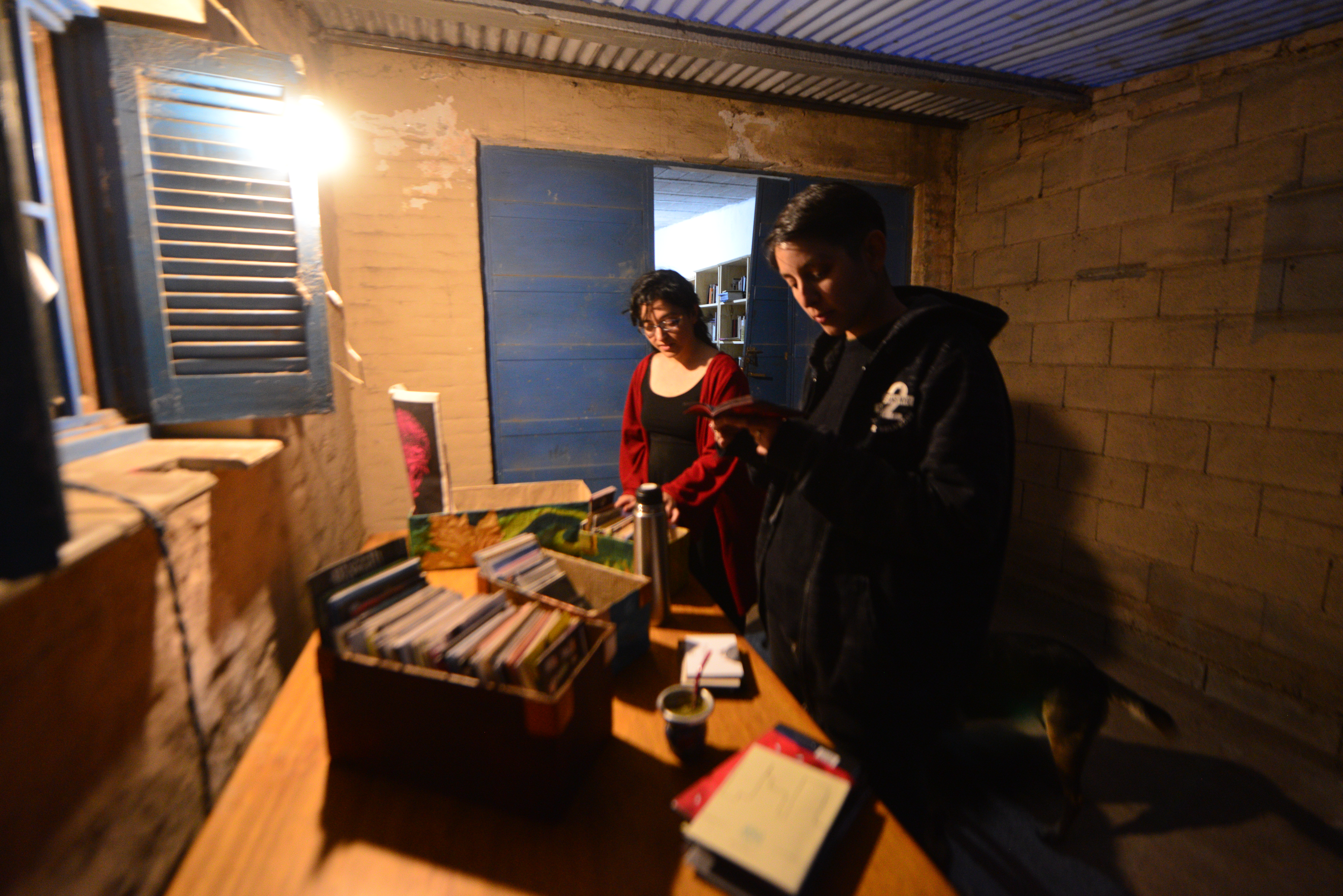 La biblioteca LGBTIQ+ en Unquillo abre sus puertas todos los jueves. (Foto Javier Ferreyra)