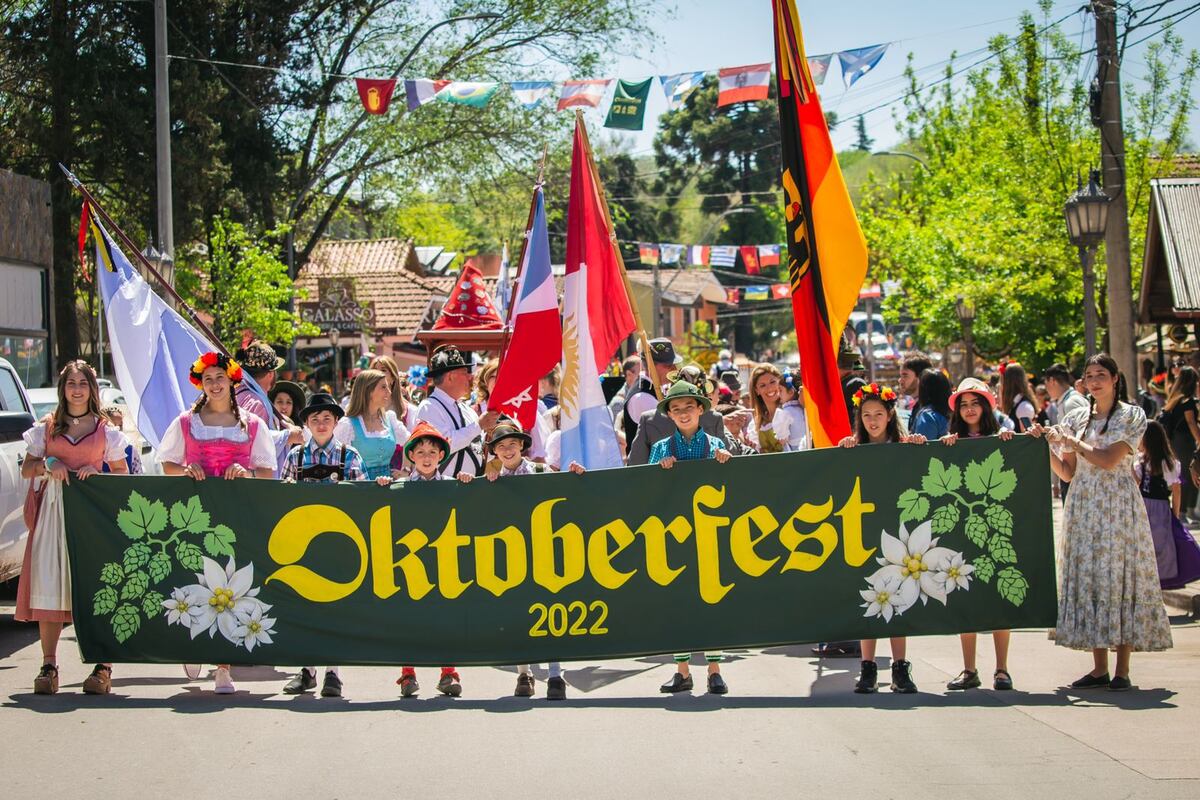 Unas 100 mil personas vivieron la Fiesta de la Cerveza de Villa General Belgrano. (Prensa: Oktoberfest)