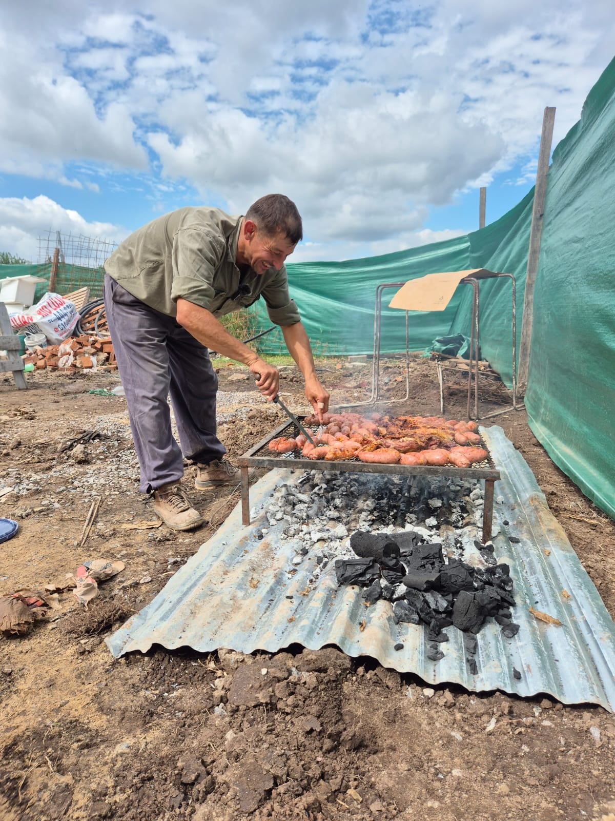 Asado de obra, el nuevo programa de El gourmet.