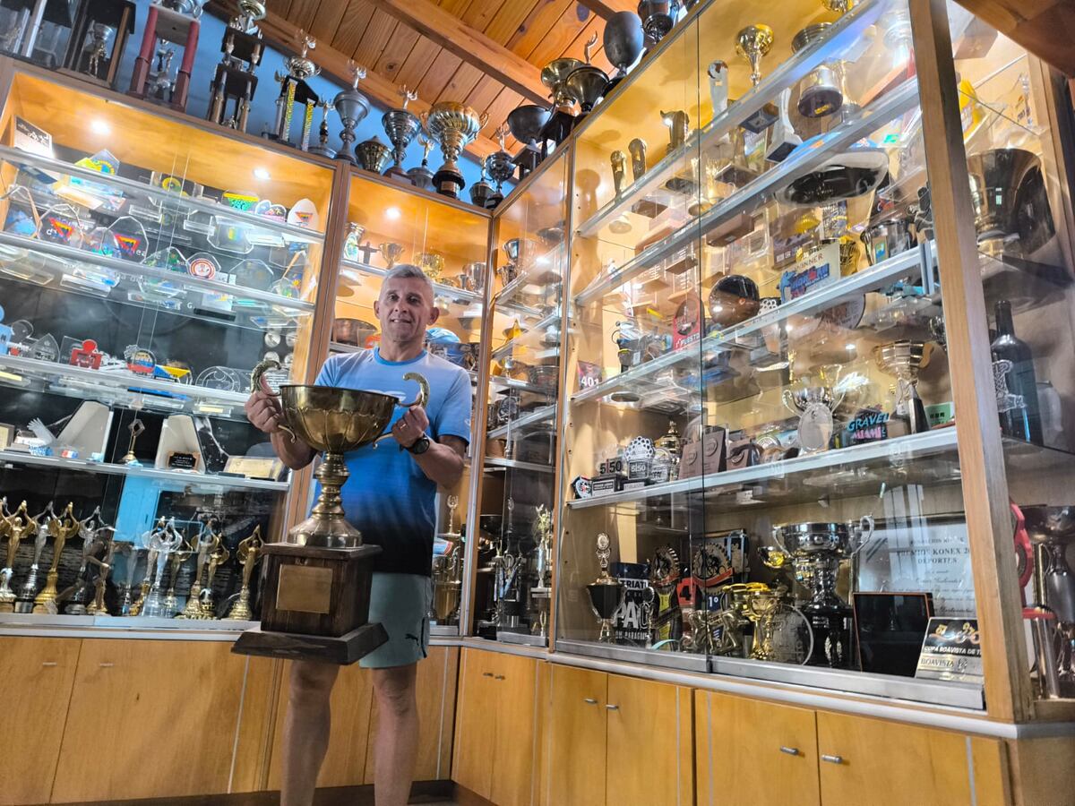 Oscar Galíndez, una leyenda del deporte cordobés. (La Voz).