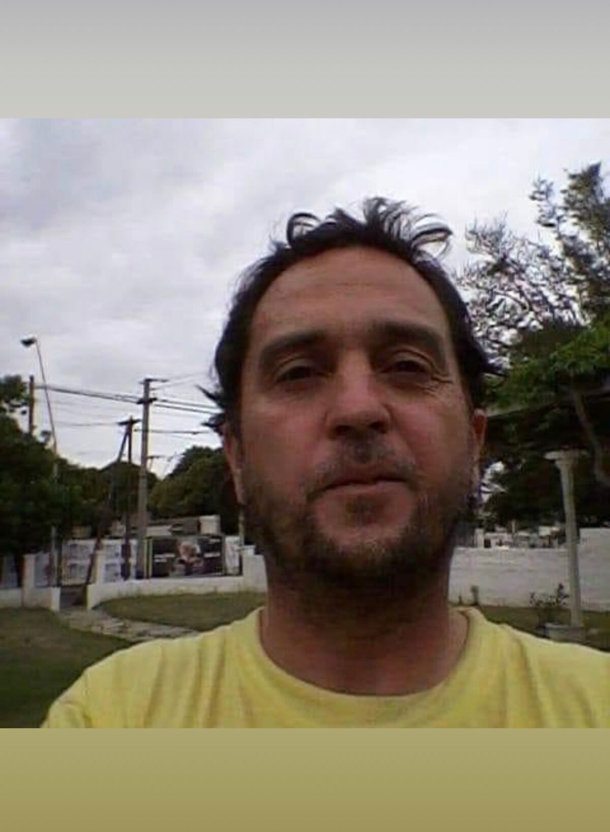 Víctima. Jesús Javier Bocalón (42), el taxista asesinado por Carmona. (Gentileza familia Bocalón)