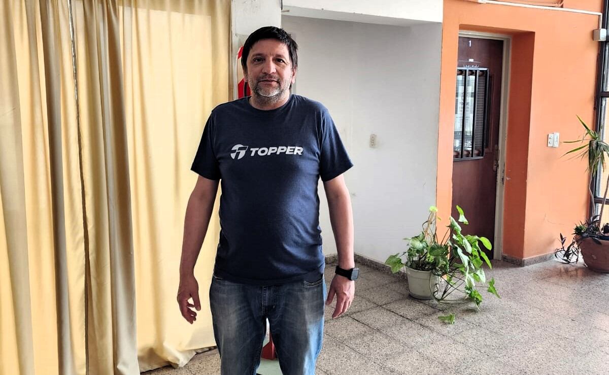Sebastián Vázquez, en la escuela: de portero a profesor