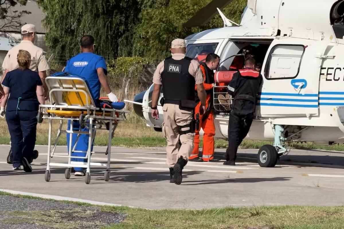 Rescate en altamar: evacuaron a un tripulante con hemorragia digestiva a 200 km de la costa de Mar del Plata.