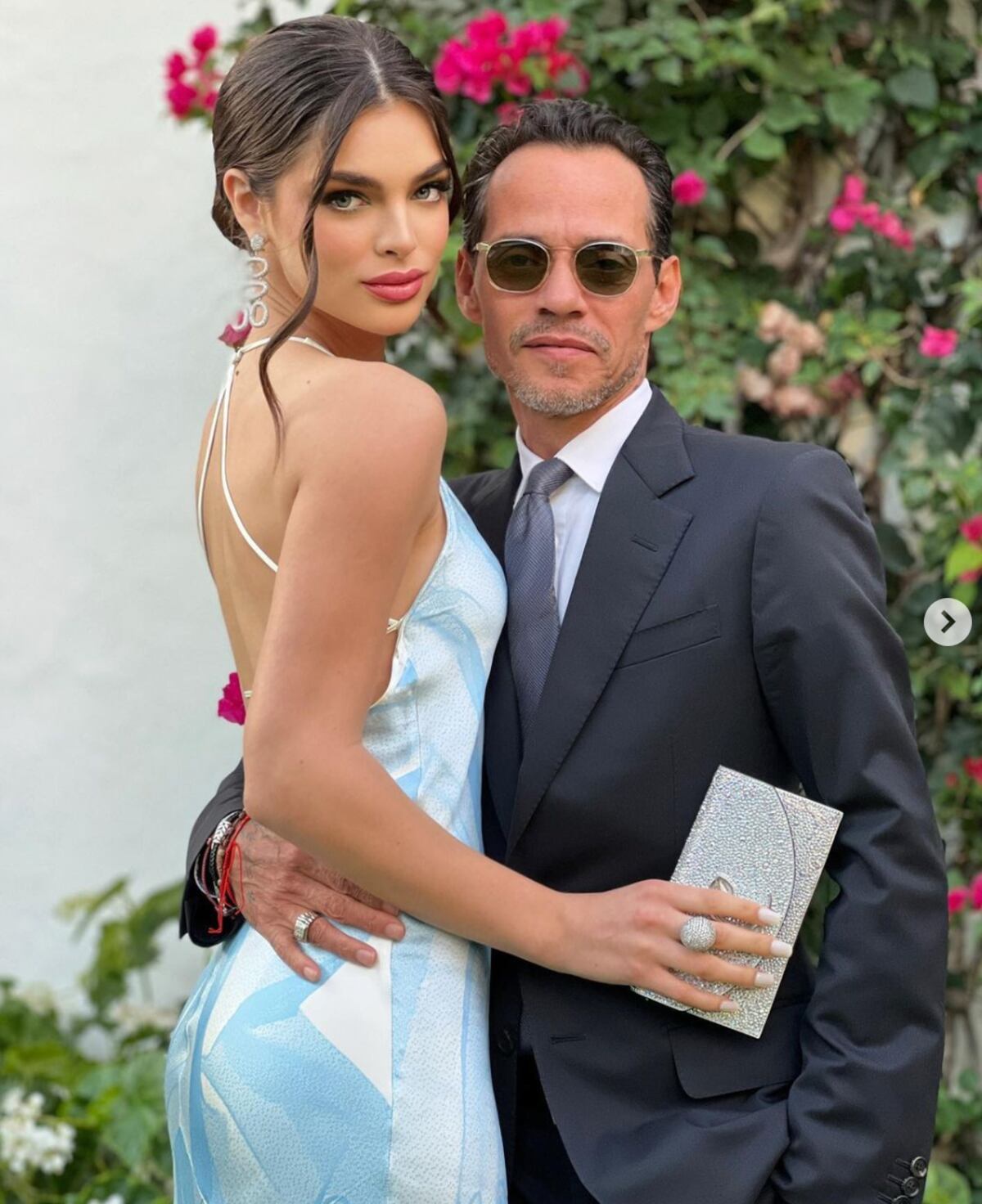 Marc Anthony y Nadia Ferreira.