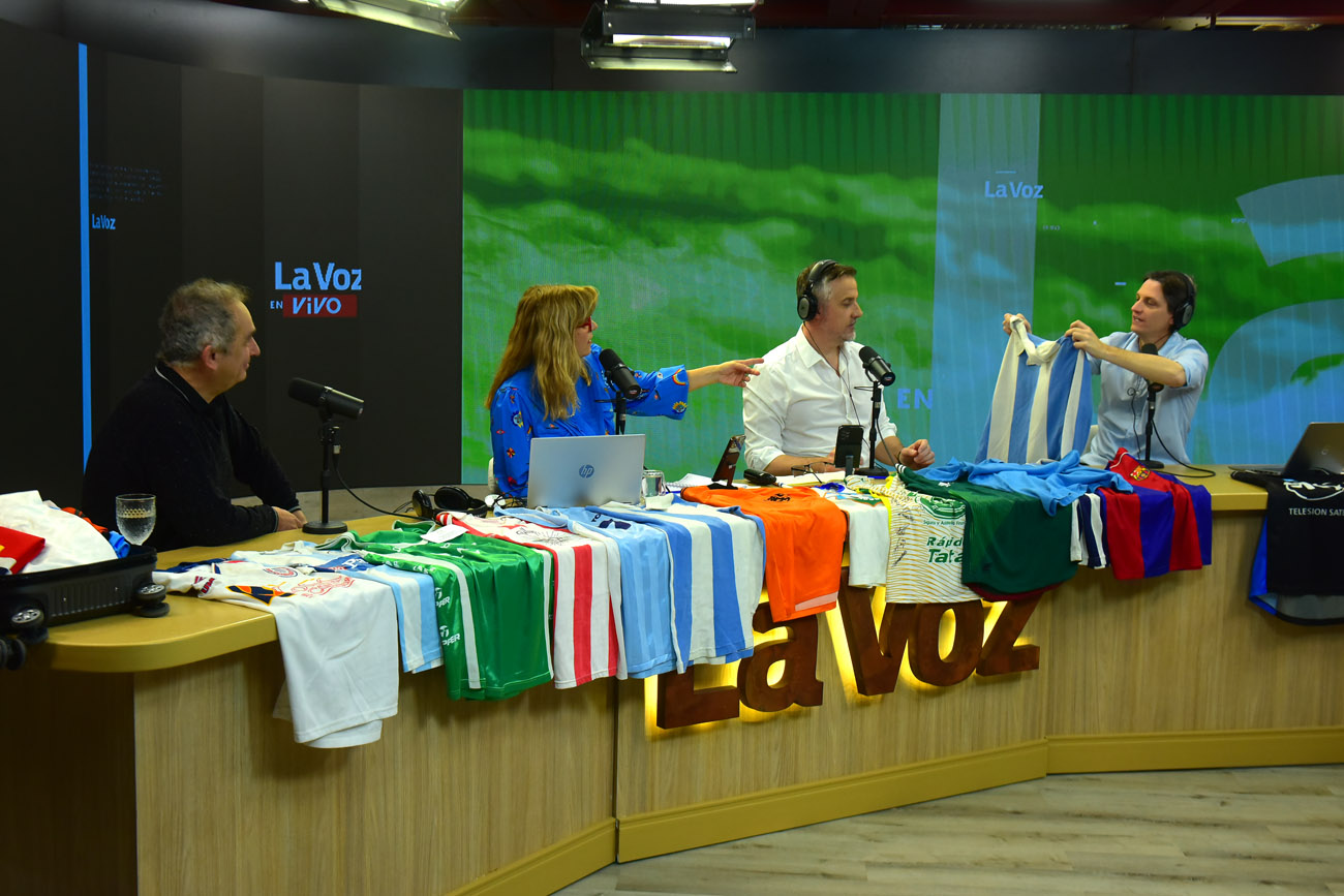 Gustavo Farías, director del Museo Provincial del Deporte, en la mañana del Streaming de La Voz.  (Nicolás Bravo / La Voz)
