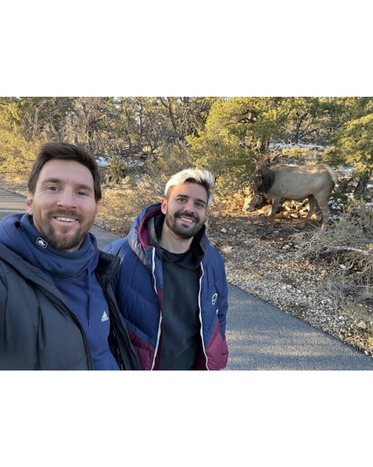 Las vacaciones "con Messi".