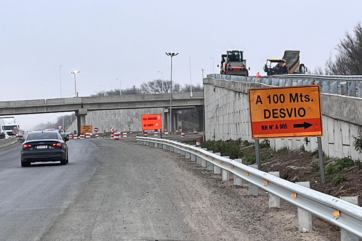 Ruta Nacional 8. Autovía entre Río Cuarto y Holmberg, casi lista. (Tomás Fragueiro / La Voz)