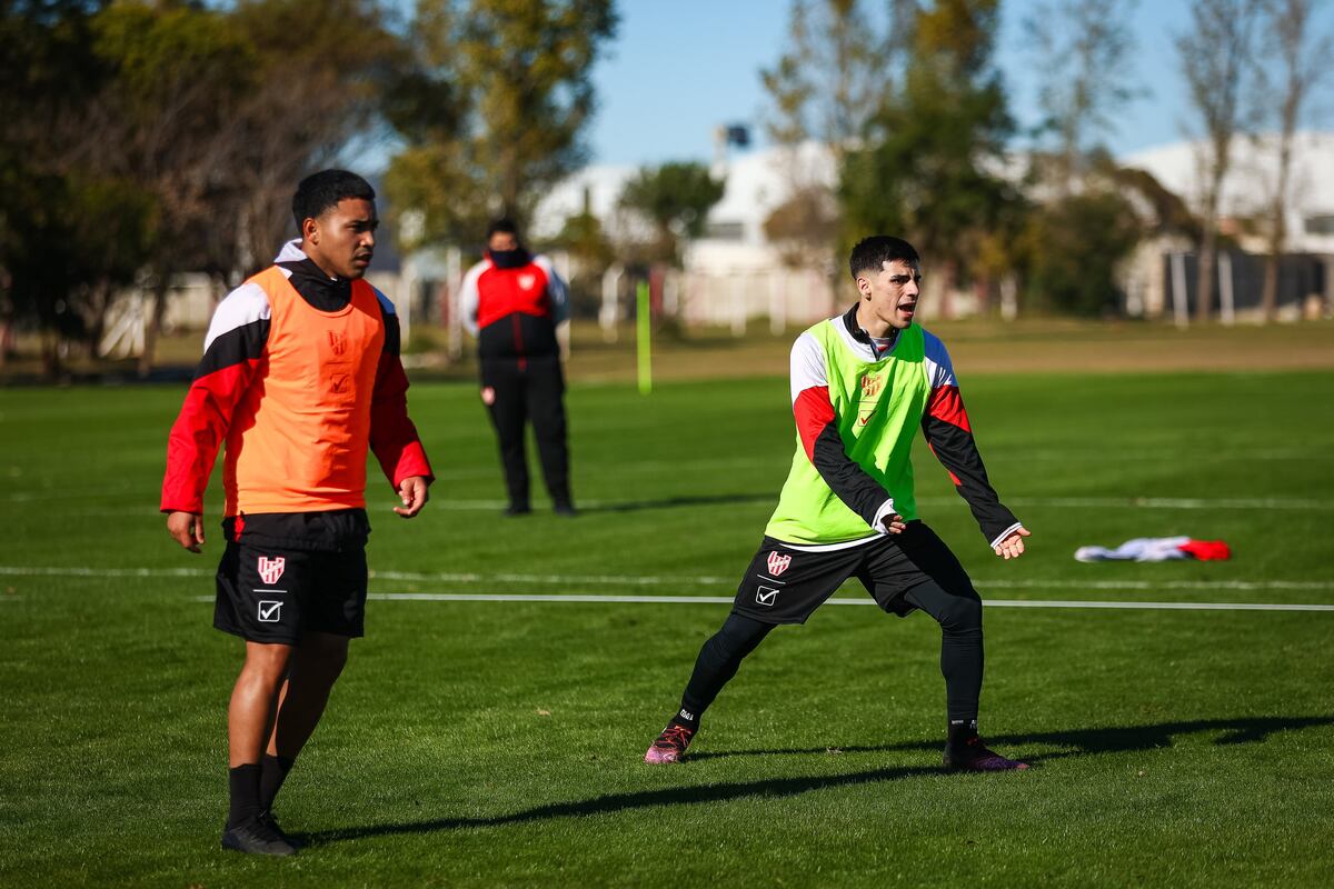 Damián Puebla haciendo la pretemporada en Instituto. (IACC).